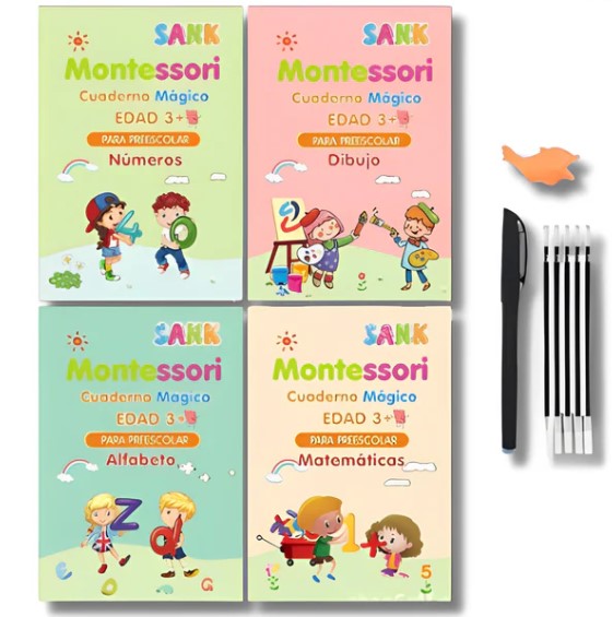 😍Kit Educativo Mágico: Caligrafía 3D Reutilizable — El #1 en Ecuador📚