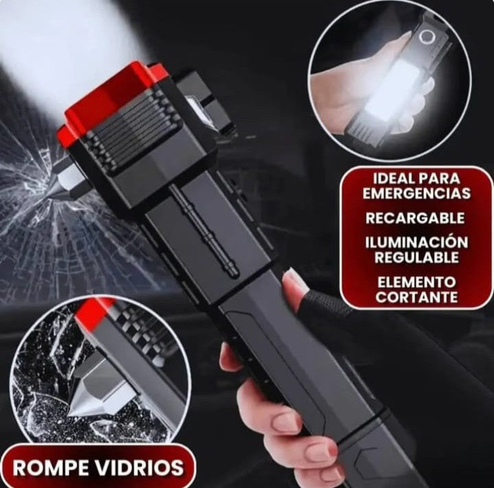 🔥MÁS QUE UNA LINTERNA... TU KIT SUPERVIVENCIA 10 EN 1
